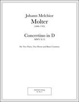 Concertino in D major, MWV 8.13 P.O.D. cover